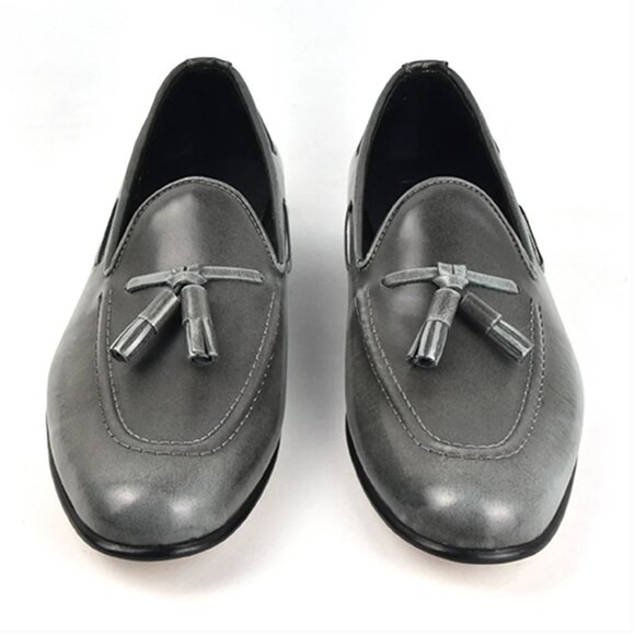 Tassel Loafer by Caballero - BURNISHED GREY NWT new in box
